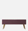 Lupita Velvet Bench In Pink Colour
