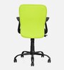 Lusaka Mid Back Fabric Executive Chair in Green & Black Colour