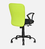Lusaka Mid Back Fabric Executive Chair in Green & Black Colour