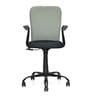 Lusaka Mid Back Fabric Executive Chair in Grey & Black Colour