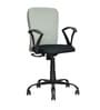 Lusaka Mid Back Fabric Executive Chair in Grey & Black Colour