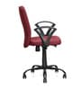 Lusaka Mid Back Fabric Executive Chair in Maroon Colour