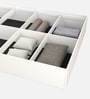 Lush Deluxe Queen Size Upholstered Bed In Potters Clay & White Colour With Box Storage