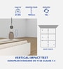 Lush Deluxe Queen Size Upholstered Bed In Sea Mist & White Colour With Box Storage Lush Deluxe Queen Size Upholstered Bed In Sea Mist & White Colour With Box Storage