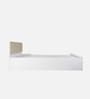 Lush Deluxe Queen Size Upholstered Bed In Sea Mist & White Colour With Box Storage Lush Deluxe Queen Size Upholstered Bed In Sea Mist & White Colour With Box Storage