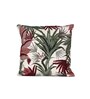 Lush Tropical Red & Green Accent Cushion Cover (Pack Of 1)