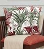 Lush Tropical Red & Green Accent Cushion Cover (Set of 2)