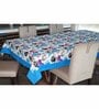 Lushomes 12 Seater Watercolor Printed Dining Table Cover Cloth Linen, table cloth, table cover, dinning table cover (Size- 120 x 70 Inches, Single Pc )