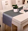 Grey PVC (12 x 70) Textured 6 Seater Table Runner