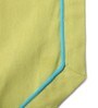 Green Cotton Table Runner with Blue Contrasting Cord Piping 72 Inches x 12 Inches