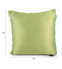 Set of 5 Solid Pattern Polyester Green Cushion Covers 12 x 12 inches