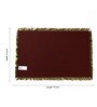 Fringe Green Cotton 19x13 Inches Reversible Placemats (Set of 6)