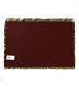 Fringe Green Cotton 19x13 Inches Reversible Placemats (Set of 6)