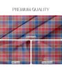 Red (40 x 40 Inches) Cotton 4 Seater Table Cloth