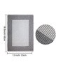 Lushomes Table Mat, dining table mat, kitchen mat, table mats set of 6, dining table accessories for home, Grey placemats, Ribbed Food Mat, mats for kitchen (13x19 Inch, 33x48 Cms, Pack of 6)