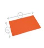 Orange Cotton (Set of 6) Placemats