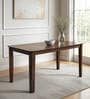 Luster 4 Seater Dining Table In Natural Finish