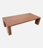 Lustre Teak Wood Centre Table In Teak Finish
