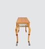 Lustrous Solid Wood Console Table in Teak Colour