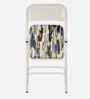 Lux Metal Folding Chair in White Colour
