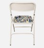 Lux Metal Folding Chair in White Colour