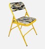 Lux Metal Folding Chair in Yellow Colour