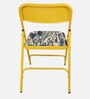 Lux Metal Folding Chair in Yellow Colour