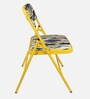 Lux Metal Folding Chair in Yellow Colour