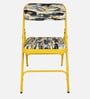 Lux Metal Folding Chair in Yellow Colour