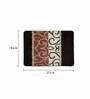 Beige Lux Cotto Traditional 50 X 70 cm Bath Mat (Pack of 2)
