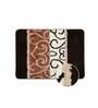 Beige Lux Cotto Traditional 50 X 70 cm Bath Mat (Pack of 2)