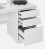 Luxari Study Table in White Colour