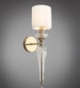 Luxe Crystal Glass Wall Sconce