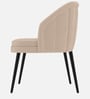Luxe Curve Accent Dining Chair In Ivory Colour