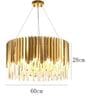 Luxe Gold Crystal Chandelier