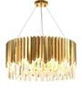 Luxe Gold Crystal Chandelier