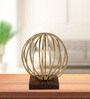 Luxe Gold Mild Steel Showpiece