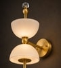 Luxe Gold Vertical 4-Light Wall Sconce
