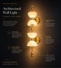 Luxe Gold Vertical 4-Light Wall Sconce