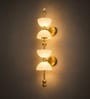 Luxe Gold Vertical 4-Light Wall Sconce