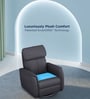 Luxe Leatherette 1 Seater Motorized Recliner With Massager & Rocking In Grey Colour