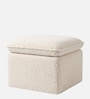 Luxe Lift Ottoman In Ivory Colour