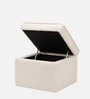 Luxe Lift Ottoman In Ivory Colour