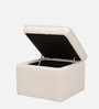 Luxe Lift Ottoman In Snow White Colour