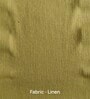 Luxe Linen Fabric Lounge Chair in Green Colour
