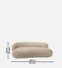 Luxe Lounge Boucle 3 Seater Sofa In Beige Colour