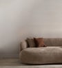 Luxe Lounge Boucle 3 Seater Sofa In Beige Colour