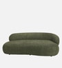 Luxe Lounge Boucle 3 Seater Sofa In Olive Green Colour