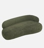 Luxe Lounge Boucle 3 Seater Sofa In Olive Green Colour