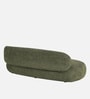 Luxe Lounge Boucle 3 Seater Sofa In Olive Green Colour